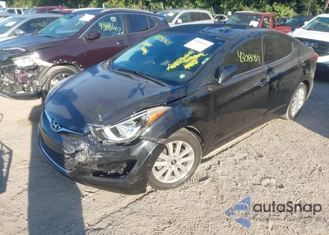 2016 Hyundai Elantra Se/Sport/Limited z USA, uszkodzony, nr VIN KMHDH4AE0GU604514
